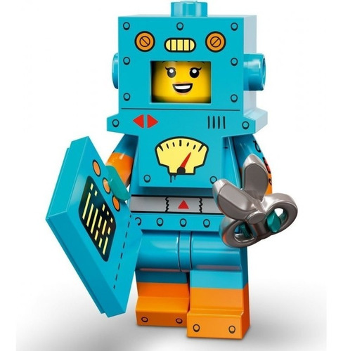 Lego Minifigura 6 Robot De Cartón Serie 23 71034