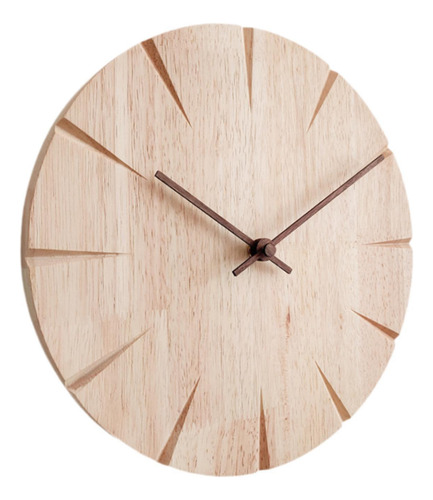 Reloj De Pared De Madera, Regalo Para Amigos Silenciosos,