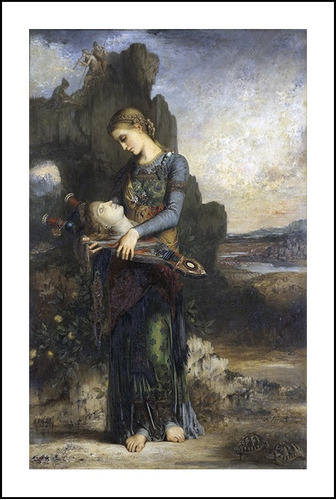 Lamina Fine Art Orfeo Gustave Moreau 50x73 Myc