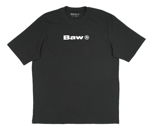 Camiseta Baw Logo Regular Preto - Masculino