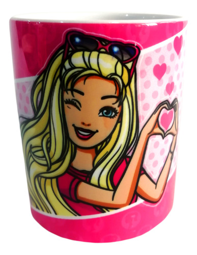 Taza Mug Sublimada 11 Oz Barbie Personalizada