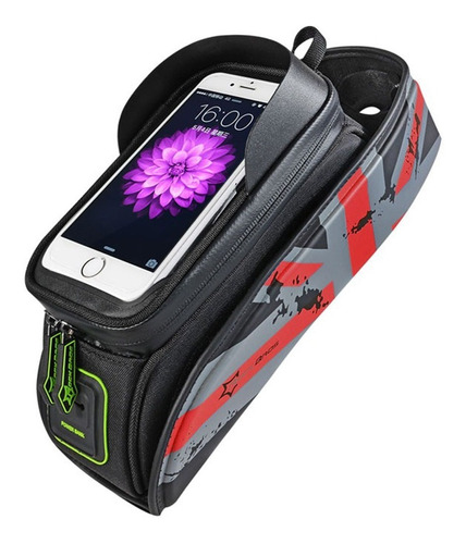 Bolsa Bag Case Quadro Biclicleta Rockbros C/ Suporte Celular