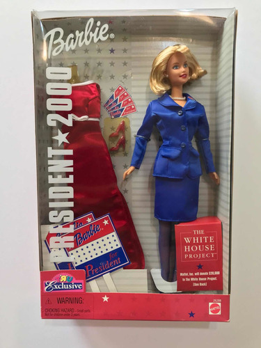 Barbie For President 2000 Clinton Exclusiva De Toys R Us