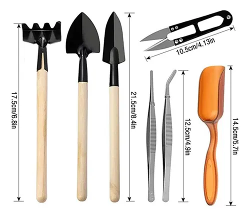 12 Piezas De Herramientas De Trasplante Manual, Herramientas
