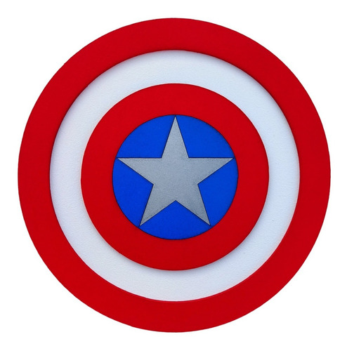 Capitan America Logo Madera Ironman Thor Avengers Hulk