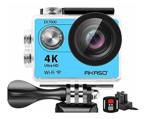 Akaso Ek7000bl - Cámara De Acción Deportiva (4 K, Resistente