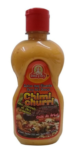 Caja Salsa Chimichurri Muy Pic. 355 Ml Premium 24 Pzas