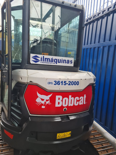 Miniescavadeira Marca Bobcat E35z 2022 1370h Ar-cond+est Aço