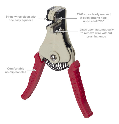 Pelacables Automático Gardner Bender Se-92 22-8 Awg 6 Pulgad