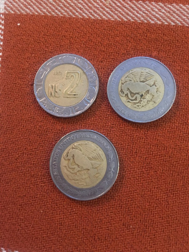 Moneda 2 N$ 1992 Escasas