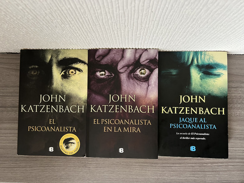 Libros El Psicoanalista 1, 2 Y 3 - John Katzenbach - B (Usado)