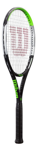 Raqueta Tenis Semiprofesional Amateur Wilson Blade 100 286g Color Verde Tamaño del grip 4 1/4" (GRIP 2)