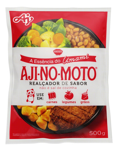 Realçador de Sabor Umami Aji-No-Moto Pacote 500g