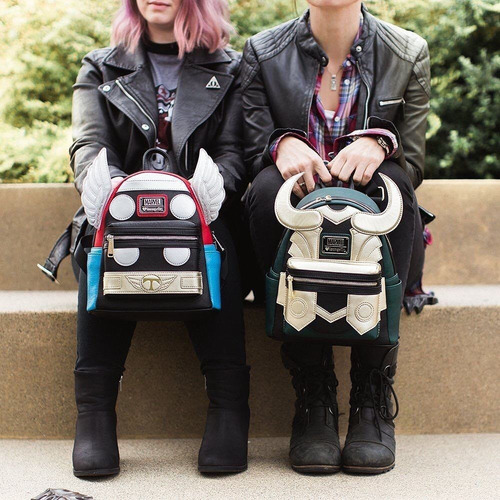 Mochila Escolar Loki Loungefly De Marvel Avengers