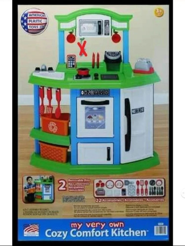 Cocina Cozy Comfort De American Plastic Toys. En 95 Vrds.