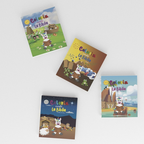 4x3 - Colorin Cuenta La Biblia - Los 4 Libros