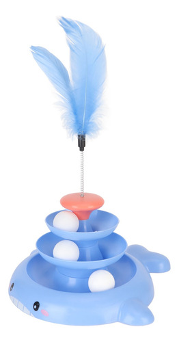 Pista Interactiva Desmontable Para Mascotas Cat Ball Tower T