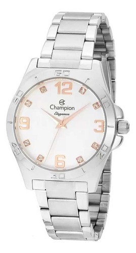 Relógio Feminino Champion Analógico Cn28446q Prata