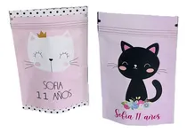 Comprar Bolsas Golosineras Zipper Personalizadas X 10 Gatitos