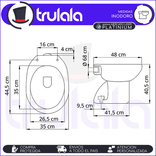 Juego Completo Inodoro Bidet Griferia Doble Mando Cromo