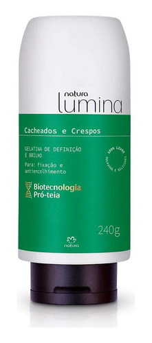 Natura Lumina Gelatina De Definição Cacheados E Crespos 240g