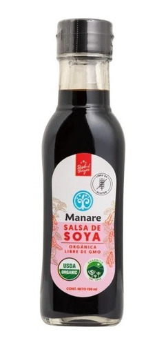 Salsa De Soya Orgánica 150 Ml - Snackfrut