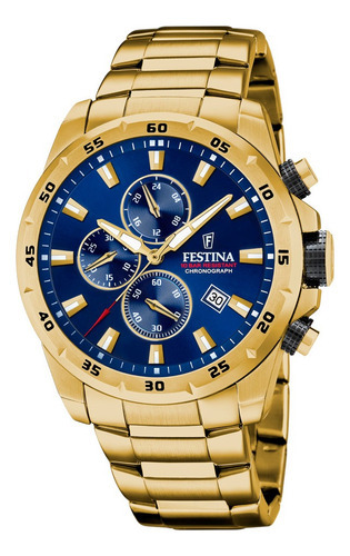 Reloj Festina F20541/2 Dorado Hombre