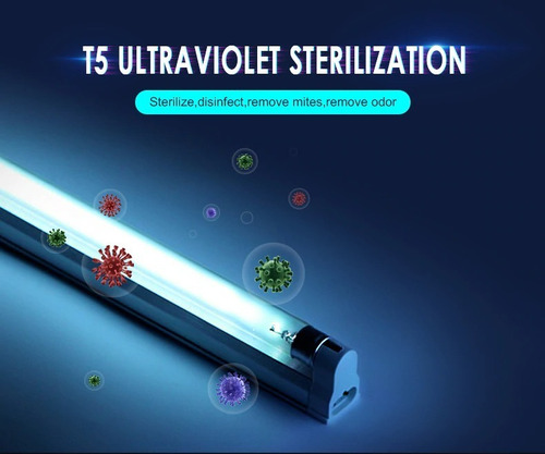 Lampara Uv Desinfección De 8w Luz Ultravioleta Con Conector
