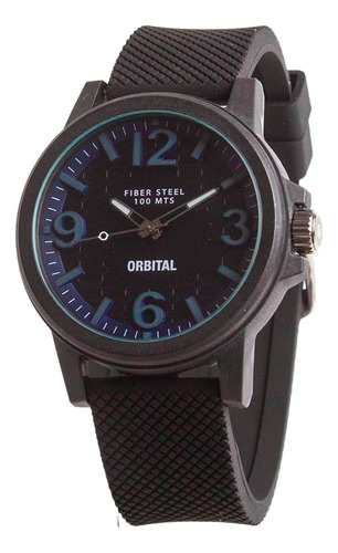 Reloj Orbital Caucho Caballero Gc 10atm Cyber Outlet