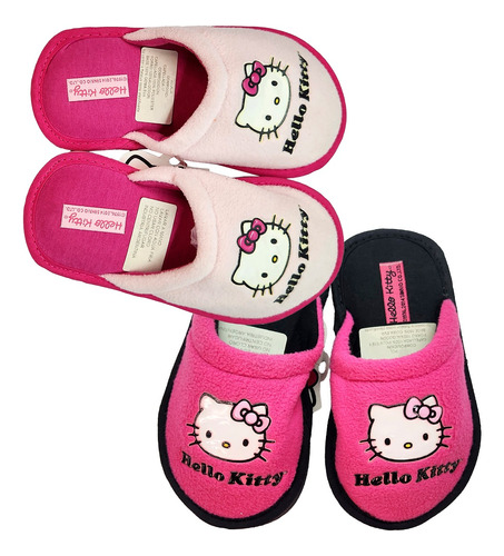 Pantuflas Hello Kitty Footy Lote Completo X 10 Pares Outlet