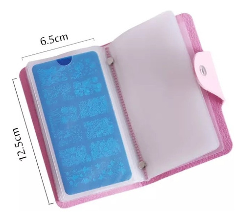 Estuche + 10 Placas De Stamping + Accesorio Transparente