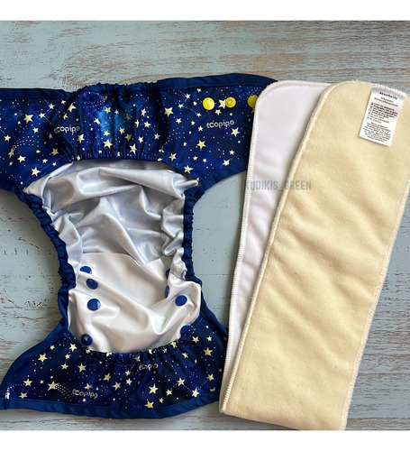 Pañales Ecológicos Ecobebe Todo En 2 Colores Lisos