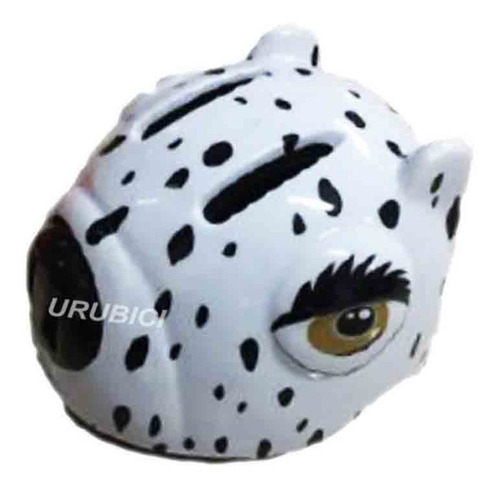 Casco De Bici Infantiltotem Blanco Zebra 3d C/ventilacion.