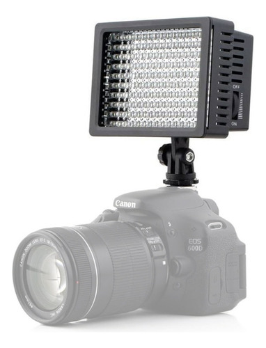 Luz 160 Led Lampara Camaras Y Filmadoras Canon Nikon