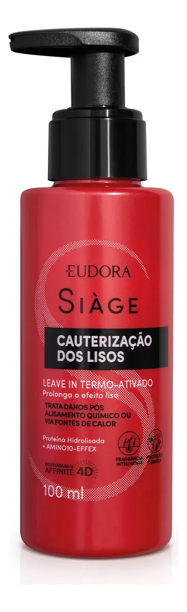 Eudora Siàge Cauterização Dos Lisos Leave-in Capilar 100ml