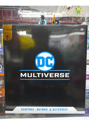 Set Clayface, Batman & Batwoman Dc Multiverse Gold Label (Usado)