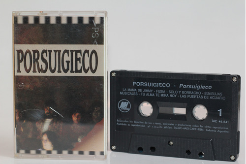Cassette Porsuigieco 1994 Charly García Gieco Nito Porchetto