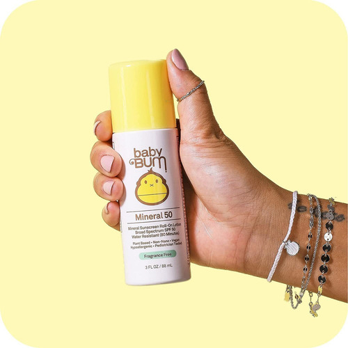 Baby Bum Mineral Spf 50 Roll-on Sunscreen | Vegan And Reef F