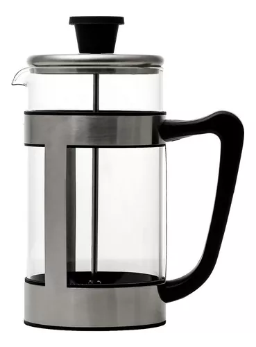 Cafetera Embolo Prensa Francesa 1000 Ml Acero Vidrio 10687 Color Plata