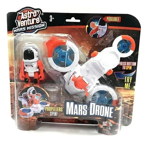 Muñeco Astro Aventure Mars Mission Mars Drone 63152 Srj