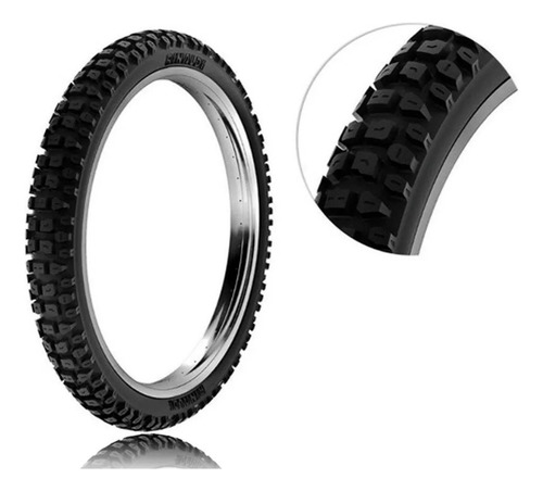 Pneu Dianteiro E Câmara 90/90-19 Rt36 Rinaldi Bros Crosser