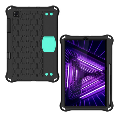 Funda Honeycomb Eva + Pc En Forma De Panal Negra Y Verde Men