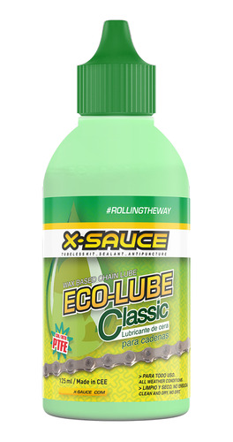 Aceite Lubricante Cadena X-sauce Ecolube Cera Seco 125ml