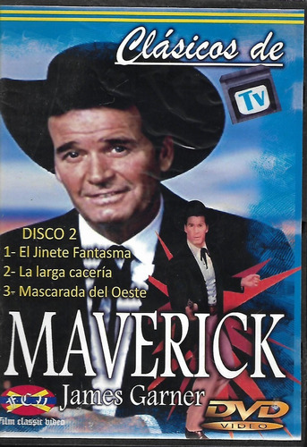 Dvd - Maverick - Clasico De Tv Disco 2 -3 Episodios Original