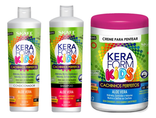 Kit Completo Kids Cachinhos Perfeitos Keraform
