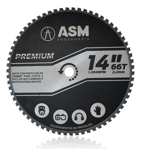 Discode Corte Asm Engenharia Premium 355mm X 2.2mm