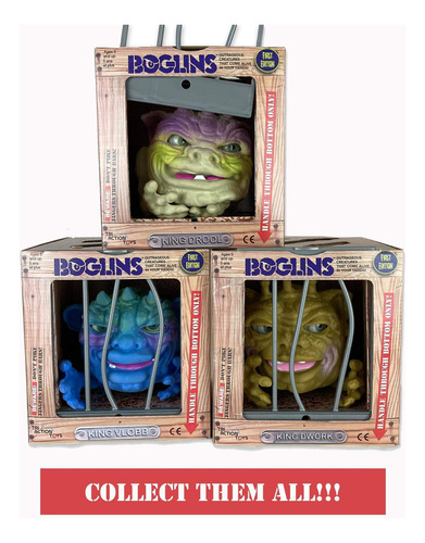 Boneco Colecionável Boglins King Vlobb De 20 Cm Com Pele Elá