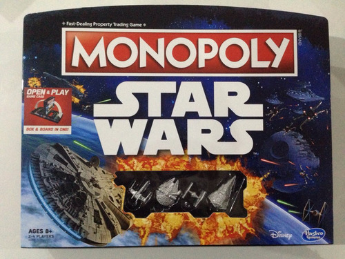 Monopoly Star Wars Game Case En Ingles