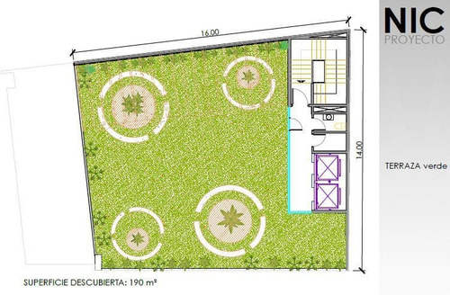 Imagen 8 de 12 de Oficina Comercial - Palermo Soho - 1110m2 Cubiertos - 4 Cocheras