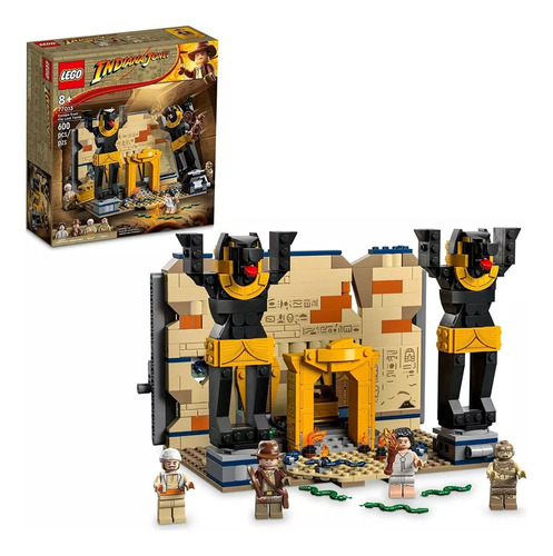 Lego Indiana Jones 77013 Huida De La Tumba Perdida 600 Pz